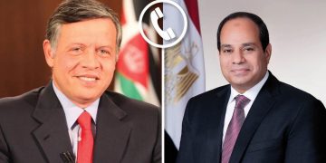 Sisi, King Abdullah discuss Gaza developments over phone
