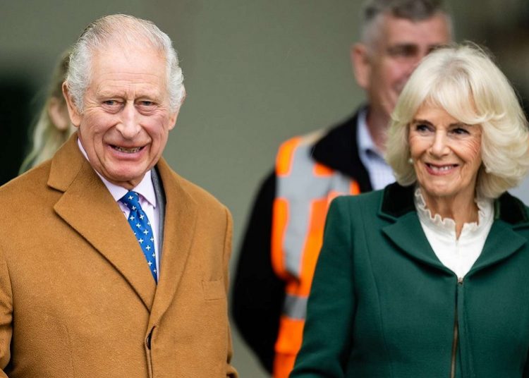 King Charles and Queen Camilla on his 75th birthday in November 2023.