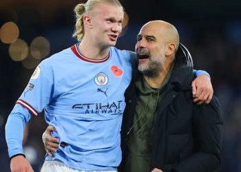 Guardiola dismisses reports that Haaland is unhappy at City