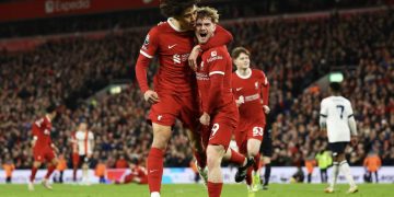 Liverpool beat Luton 4-1 to go four points clear