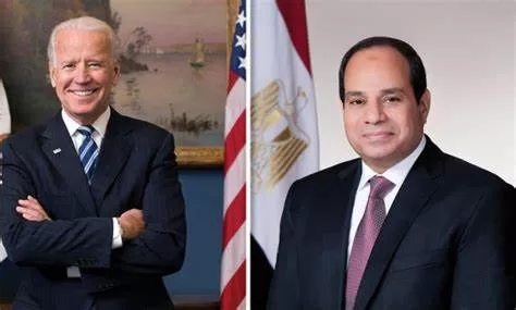 Sisi, Biden discuss Gaza over phone 1 - Egyptian Gazette President Abdel Fattah El Sisi received a phone call from US President Joe Biden