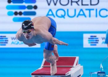 World record holder Pan takes 100m freestyle gold