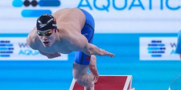 World record holder Pan takes 100m freestyle gold