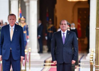 Sisi receives Erdogan at Ittihadiya Palace