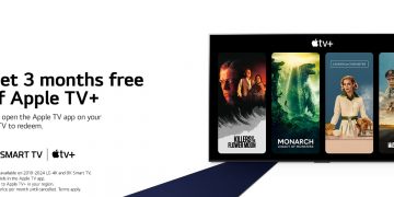 LG offers three-month free trial for Apple TV+ to smart TV and lifestyle screen owners