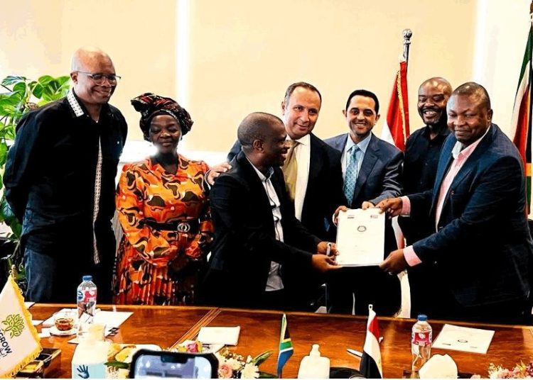 CFC and Evergrow signs a MOE with “ECDC” and “CHDA” for partnership in Agrologistics services in South Africa 2 - Egyptian Gazette CFC and Evergrow signs a MOE with “ECDC” and “CHDA” for partnership in Agrologistics services in South Africa 1 - Egyptian Gazette