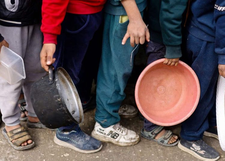 One quarter of Gaza's people one step away from famine, UN says 1 - Egyptian Gazette