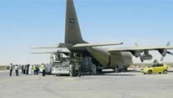 Arish Int’l Airport receives aid aircraft from UAE, Oman for Gazans