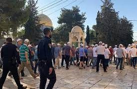 Scores of settlers storm Al Aqsa Mosque 1 - Egyptian Gazette Scores of settlers storm Al Aqsa Mosque