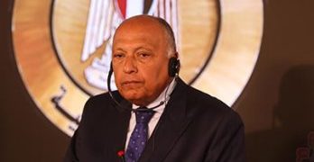 Egyptian, French FMs hold session of talks in NAC