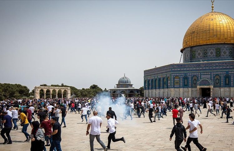 Israeli settlers break into Jerusalem's Aqsa mosque 2 - Egyptian Gazette Israeli settlers break into Jerusalem's Aqsa mosque 1 - Egyptian Gazette