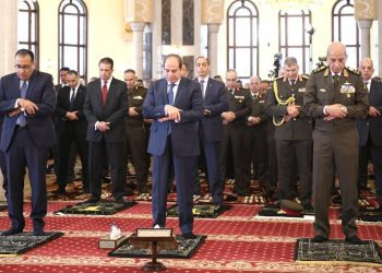 Sisi performs Friday prayers marking ‘Martyr’s Day’ occasion