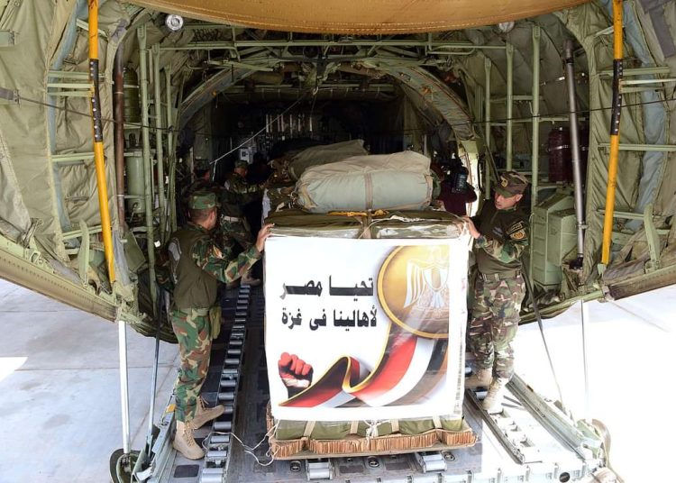Egypt carries out airdrop of aid in Gaza 2 - Egyptian Gazette Egypt carries out airdrop of aid in Gaza 1 - Egyptian Gazette