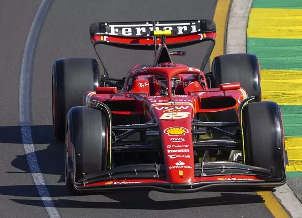Ferrari's Sainz dominates Australian GP 1 - Egyptian Gazette Carlos Sainz