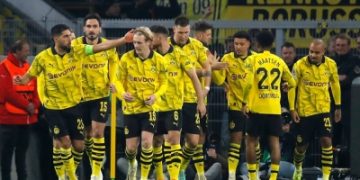 Sancho on target as Dortmund beat Eindhoven 2-0 to reach quarter-finals