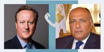 Egypt, British FMs discuss Gaza over phone