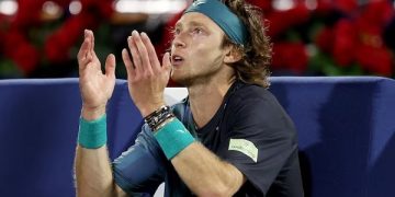 Rublev defaulted and Medvedev knocked out in Dubai semis 1 - Egyptian Gazette Rublev defaulted and Medvedev knocked out in Dubai semis