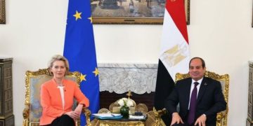 EU commission chief: Glad to be in Cairo to mark new milestone in strategic partnership with Egypt