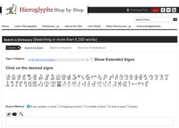 Let’s learn Hieroglyphs Step by Step