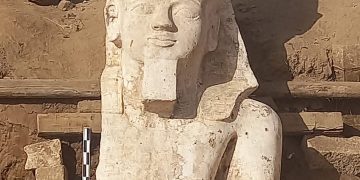 Ramses statue torso unearthed in Minya 1 - Egyptian Gazette Ramses statue torso unearthed in Minya