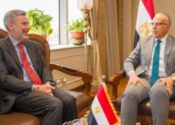 Irrigation min. discusses with Italian amb. in Cairo bilateral co-operation