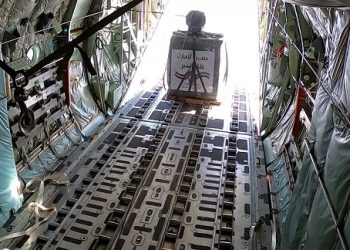 Egypt, UAE airdrop tonnes of relief aid to Palestinians