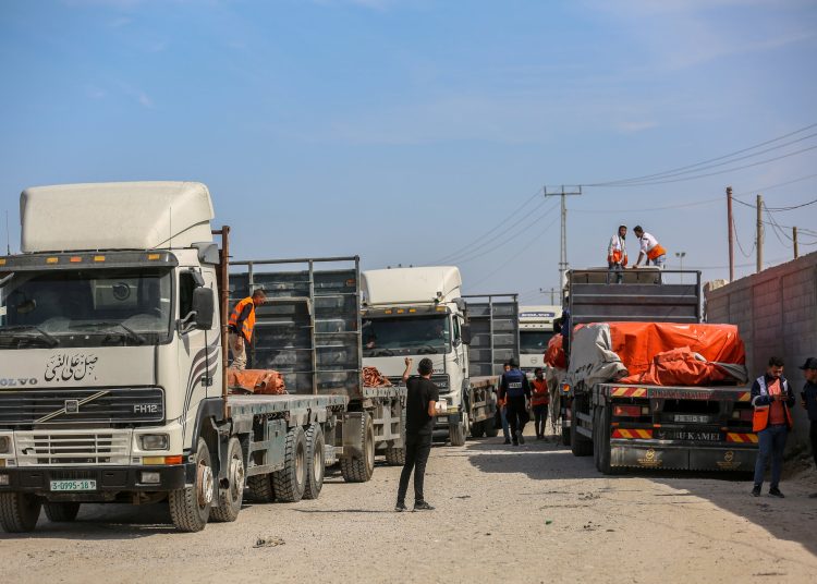 Al Gameya Al Shareya launches 2 convoys in week to Gaza: Social security min. 1 - Egyptian Gazette