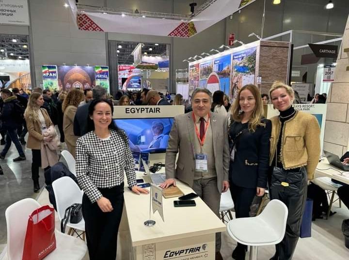 EgyptAir showcases latest services at Moscow exhibition 1 - Egyptian Gazette