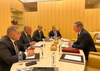 FM asserts to his British counterpart the need for int’l move to reach a ceasefire in Gaza