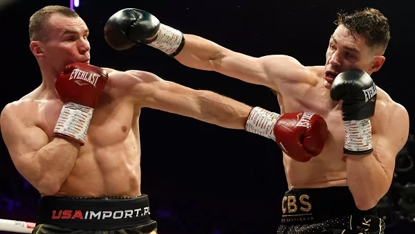 Chris eyes record in Richard rematch 1 - Egyptian Gazette Chris Billam-Smith (R) made a fast start against Mateusz Masternak during the WBO cruiserweight world championship.