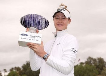 Korda claims 3rd straight LPGA title