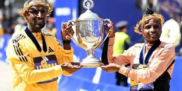 Obiri claims Boston Marathon