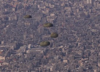 Egypt airdrops humanitarian aid on Gaza during Eid al-Fitr