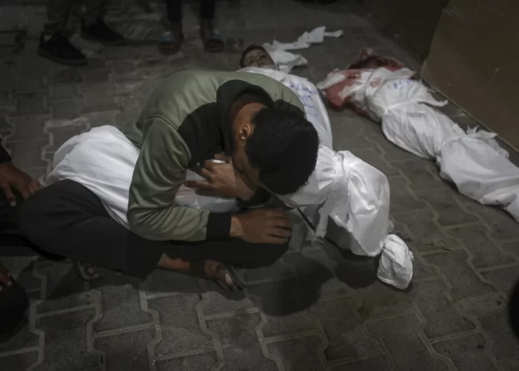 Israeli strikes on southern Gaza city of Rafah kill 18, mostly children, as US advances aid package 1 - Egyptian Gazette