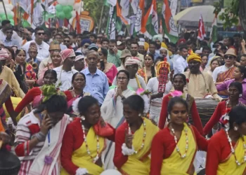 Colourful roadshows and rallies mark India’s election season before voting starts Friday