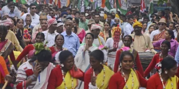 Colourful roadshows and rallies mark India’s election season before voting starts Friday