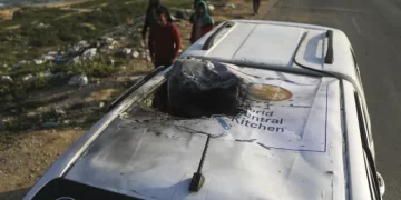 Biden ‘outraged, heartbroken’ after Israeli attack kills 7 aid workers in Gaza 1 - Egyptian Gazette Biden ‘outraged, heartbroken’ after Israeli attack kills 7 aid workers in Gaza