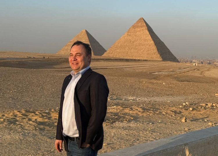 Belarus PM tours Giza Plateau and National Museum of Egyptian Civilisation 1 - Egyptian Gazette