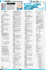 Revisions for Chemistry, Deutsch 3rd Sec 3 - Egyptian Gazette