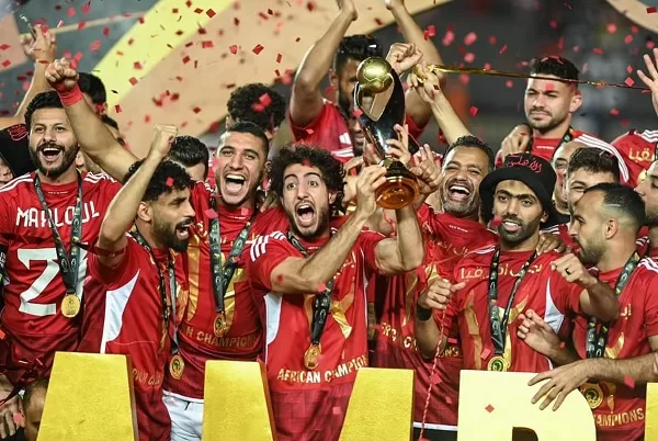 Delighted Al-Ahly fans celebrate African title 2 - Egyptian Gazette Delighted Al-Ahly fans celebrate African title 1 - Egyptian Gazette