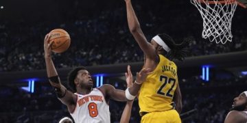 Knicks defeat Pacers 121-117