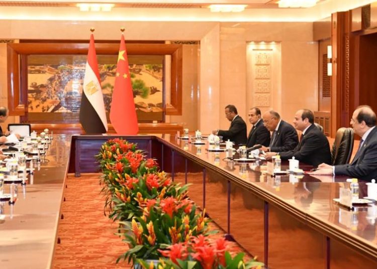 Sisi meets with Chairman of Chinese National People's Congress Standing Committee 1 - Egyptian Gazette