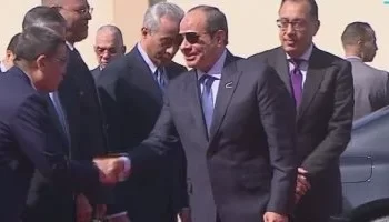 Sisi arrives in 10th of Ramadan city to celebrate Labour Day
