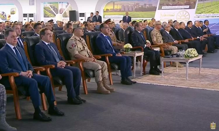 Sisi attends ceremony marking inauguration of "Future of Egypt" agricultural project 2 - Egyptian Gazette Sisi attends ceremony marking inauguration of "Future of Egypt" agricultural project 1 - Egyptian Gazette