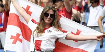 Georgia celebrates historic 1st Euros point 1 - Egyptian Gazette Georgia celebrates historic 1st Euros point