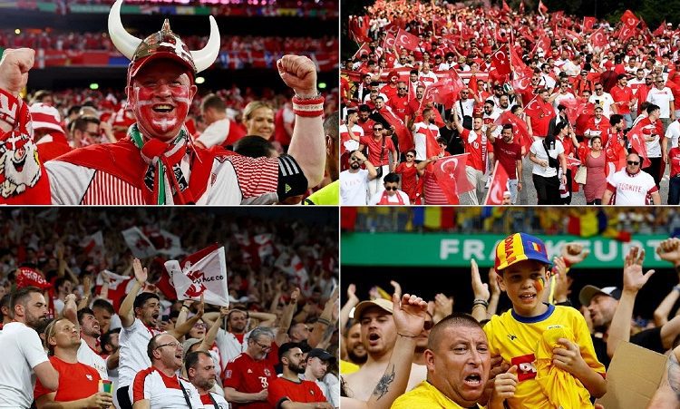 Fans bring the noise, colour and fun to Euro 2024.