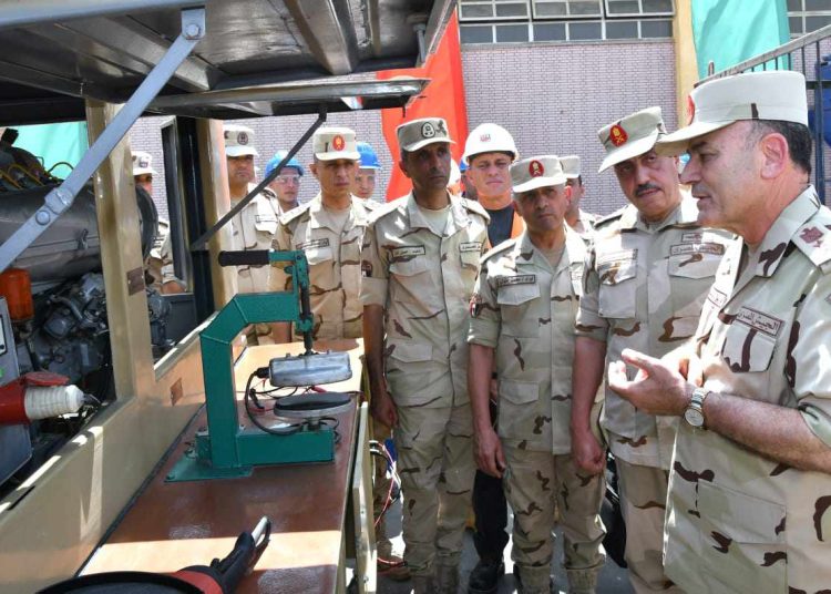 CoS inspects technical unit of Armoured Corps 2 - Egyptian Gazette CoS inspects technical unit of Armoured Corps 1 - Egyptian Gazette