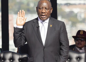 Ramaphosa is sworn in for 2nd term as S. Africa’s president