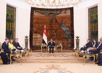 President Sisi highlights need for Gaza aid flow, ending war on Strip, achieving 2-state solution
