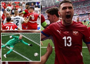 Serbia denies Slovenia 1st Euro win